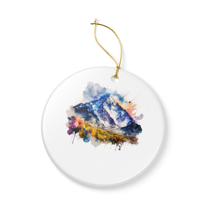 Mount Cook New Zealand Ornament: Unique Mount Cook Souvenir, Mount Cook New Zealand Xmas Decor, and Authentic Mount Cook Gift