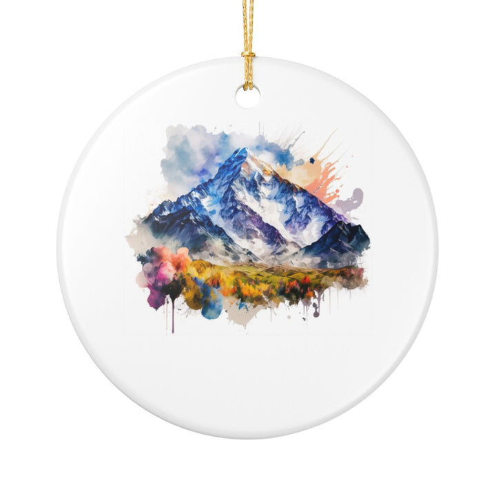 Mount Cook New Zealand Ornament: Unique Mount Cook Souvenir, Mount Cook New Zealand Xmas Decor, and Authentic Mount Cook Gift