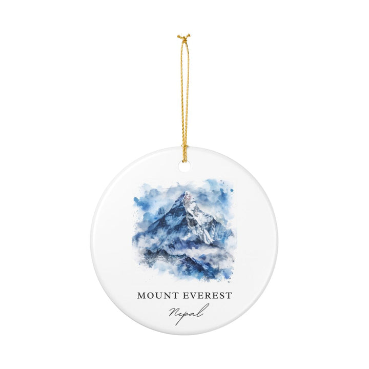 Mount Everest Ornament: Unique Mount Everest Souvenir, Mount Everest Xmas Decor, and Authentic Mount Everest Gift