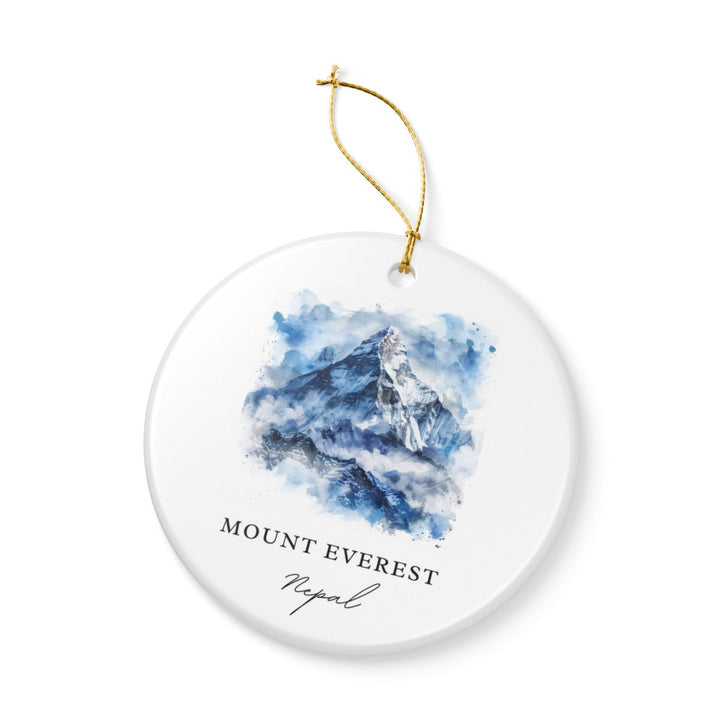 Mount Everest Ornament: Unique Mount Everest Souvenir, Mount Everest Xmas Decor, and Authentic Mount Everest Gift