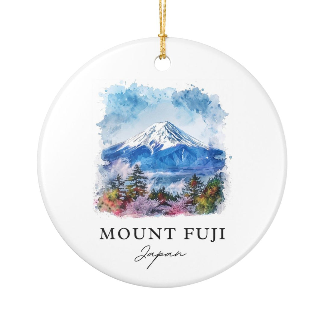 Mount Fuji Ornament: Unique Mount Fuji Souvenir, Mount Fuji Xmas Decor, and Authentic Mount Fuji Gift