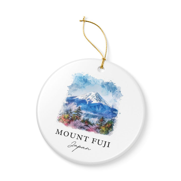 Mount Fuji Ornament: Unique Mount Fuji Souvenir, Mount Fuji Xmas Decor, and Authentic Mount Fuji Gift