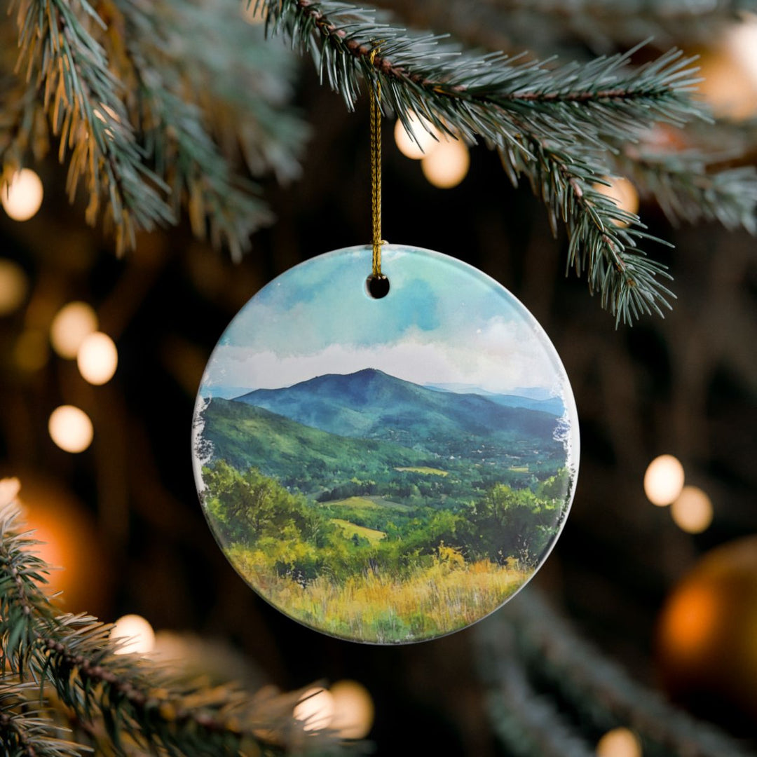 Mount Greylock Massachusetts Ornament: Unique Mount Greylock Massachusetts Souvenir, Mount Greylock Massachusetts Xmas Decor