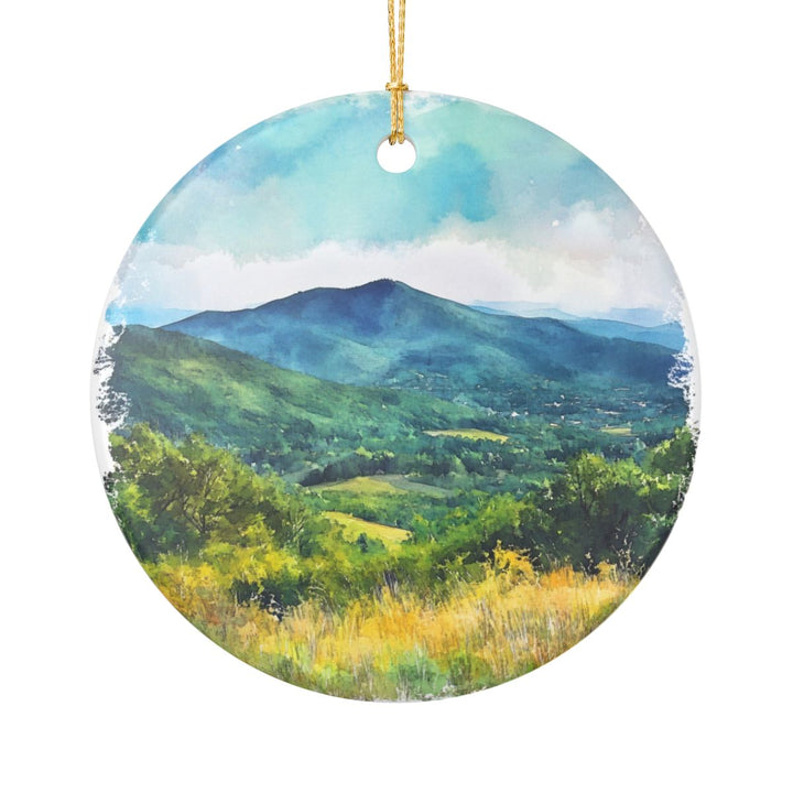 Mount Greylock Massachusetts Ornament: Unique Mount Greylock Massachusetts Souvenir, Mount Greylock Massachusetts Xmas Decor