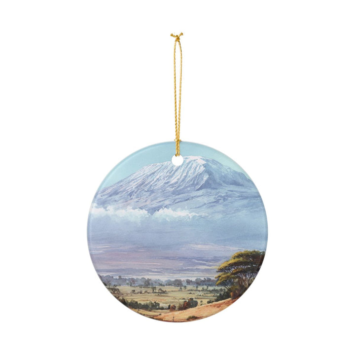 Mount Kilimanjaro Ornament: Unique Mount Kilimanjaro Souvenir, Mount Kilimanjaro Xmas Decor, and Authentic Mount Kilimanjaro Gift