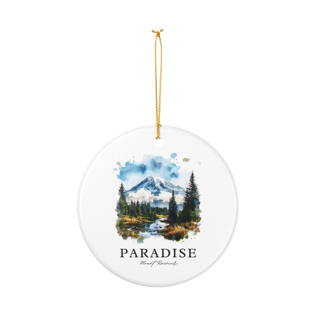 Mount Rainier Ornament: Unique Mount Rainier Souvenir, Mount Rainier Xmas Decor, and Authentic Mount Rainier Gift