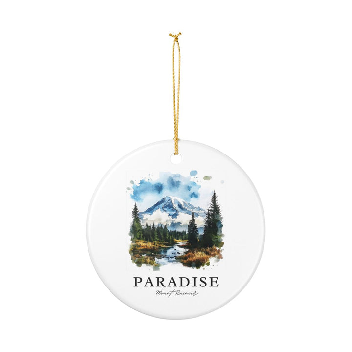 Mount Rainier Ornament: Unique Mount Rainier Souvenir, Mount Rainier Xmas Decor, and Authentic Mount Rainier Gift