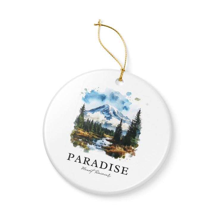 Mount Rainier Ornament: Unique Mount Rainier Souvenir, Mount Rainier Xmas Decor, and Authentic Mount Rainier Gift