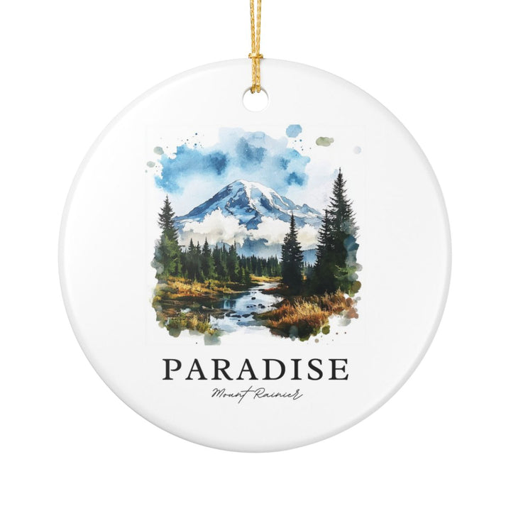 Mount Rainier Ornament: Unique Mount Rainier Souvenir, Mount Rainier Xmas Decor, and Authentic Mount Rainier Gift