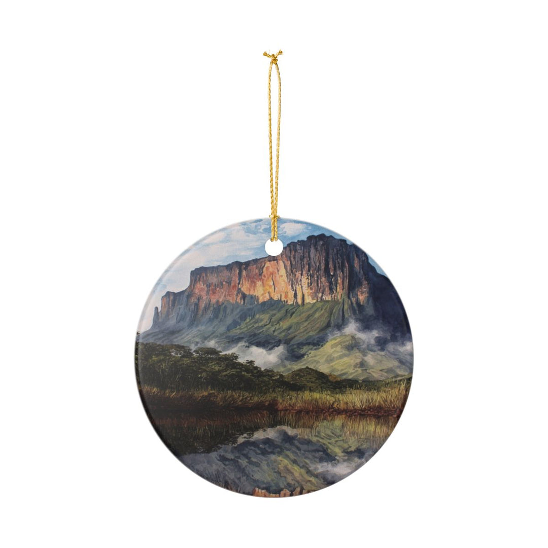 Mount Roraima Brazil Ornament: Unique Mount Roraima Souvenir, Mount Roraima Brazil Xmas Decor, and Authentic Mount Roraima Gift