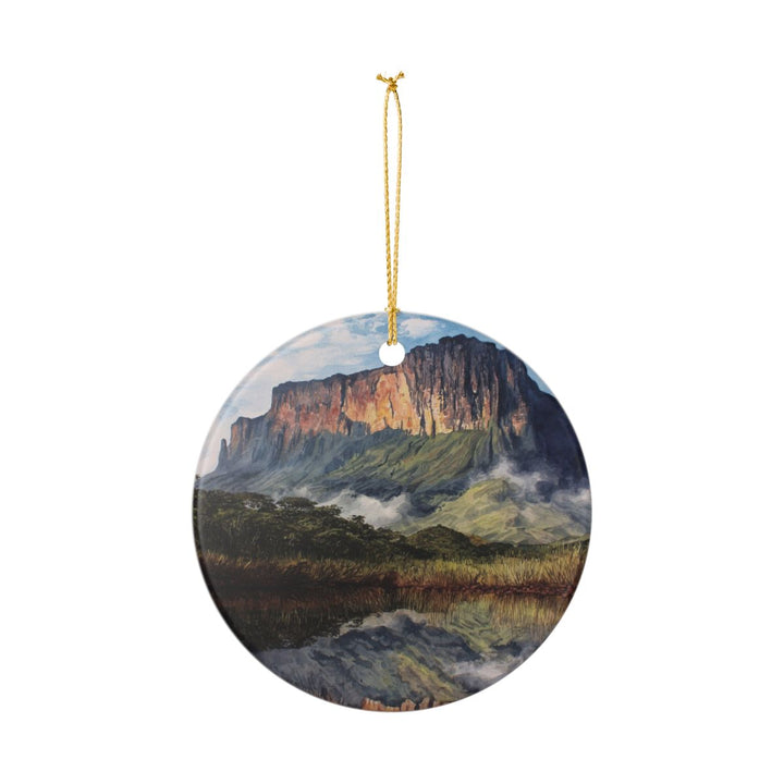 Mount Roraima Brazil Ornament: Unique Mount Roraima Souvenir, Mount Roraima Brazil Xmas Decor, and Authentic Mount Roraima Gift
