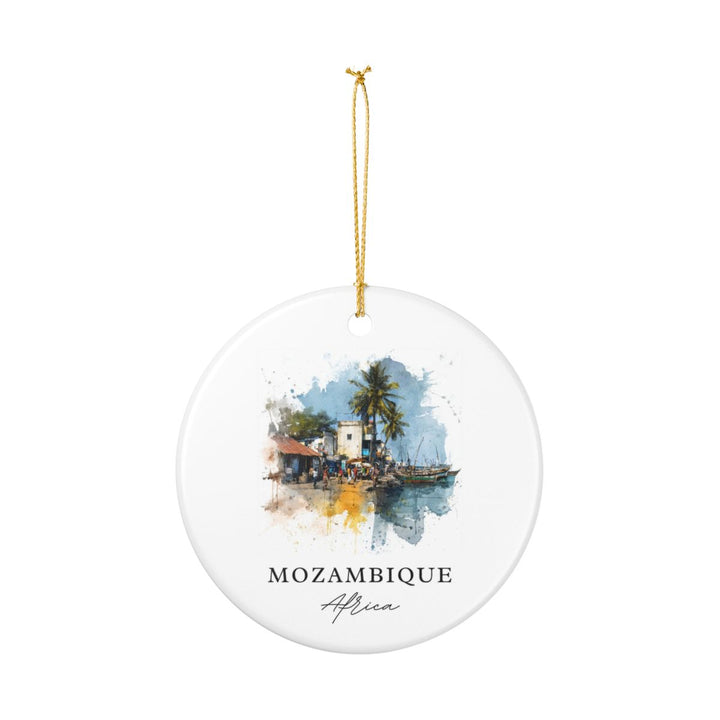 Mozambique Ornament: Unique Mozambique Souvenir, Mozambique Xmas Decor, and Authentic Mozambique Gift