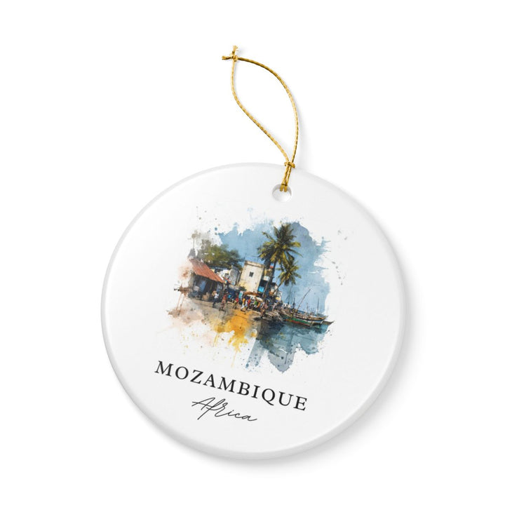 Mozambique Ornament: Unique Mozambique Souvenir, Mozambique Xmas Decor, and Authentic Mozambique Gift