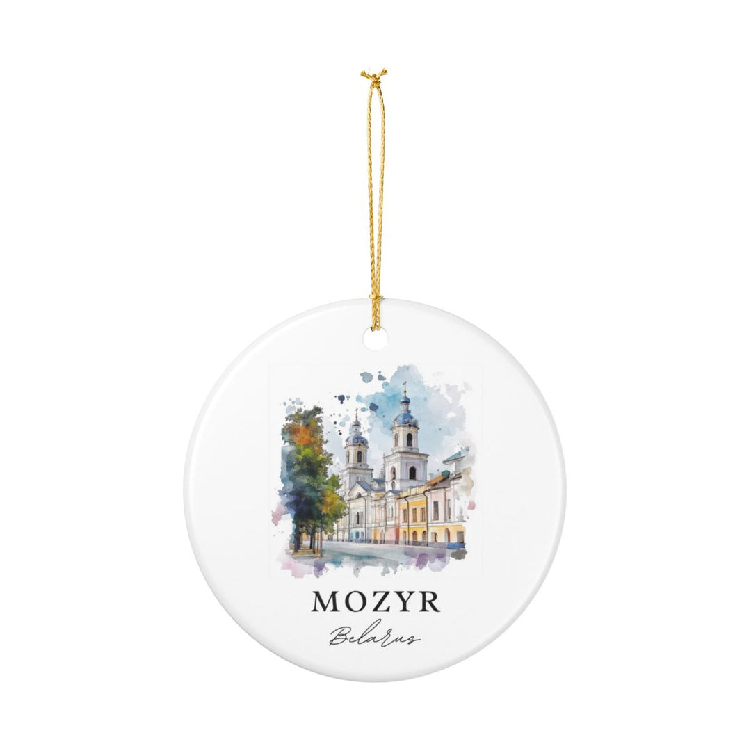 Mozyr Belarus Ornament: Unique Mozyr Belarus Souvenir, Mozyr Belarus Xmas Decor, and Authentic Mozyr Belarus Gift