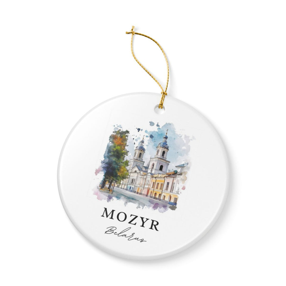 Mozyr Belarus Ornament: Unique Mozyr Belarus Souvenir, Mozyr Belarus Xmas Decor, and Authentic Mozyr Belarus Gift