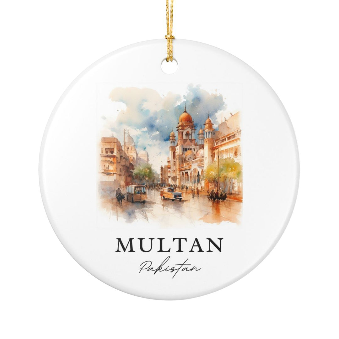 Multan Pakistan Ornament: Unique Multan Pakistan Souvenir, Multan Pakistan Xmas Decor, and Authentic Multan Pakistan Gift