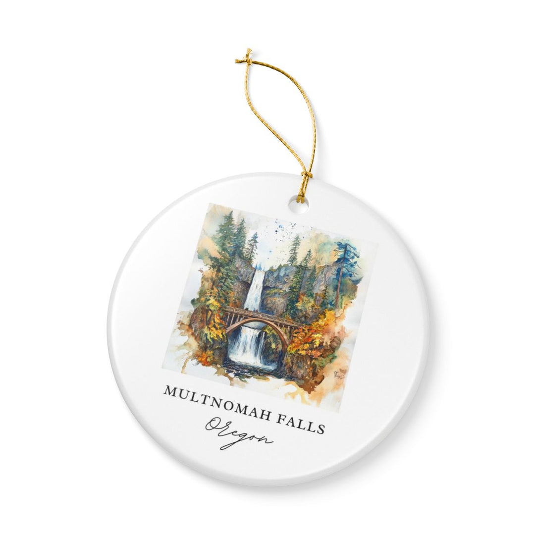 Multnomah Falls Ornament: Unique Multnomah Falls Souvenir, Multnomah Falls Xmas Decor, and Authentic Multnomah Falls Gift