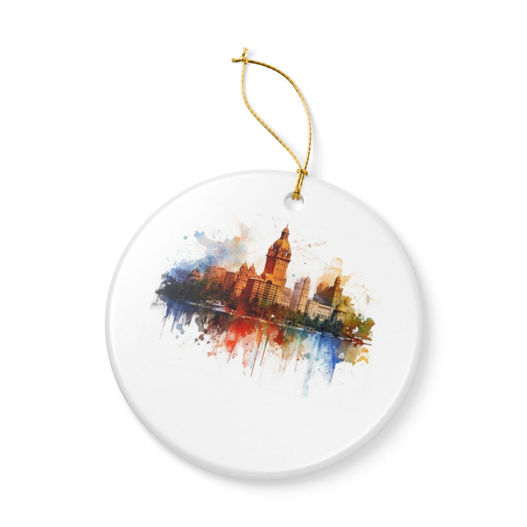 Mumbai India Ornament: Unique Mumbai Souvenir, Mumbai India Xmas Decor, and Authentic Mumbai Gift