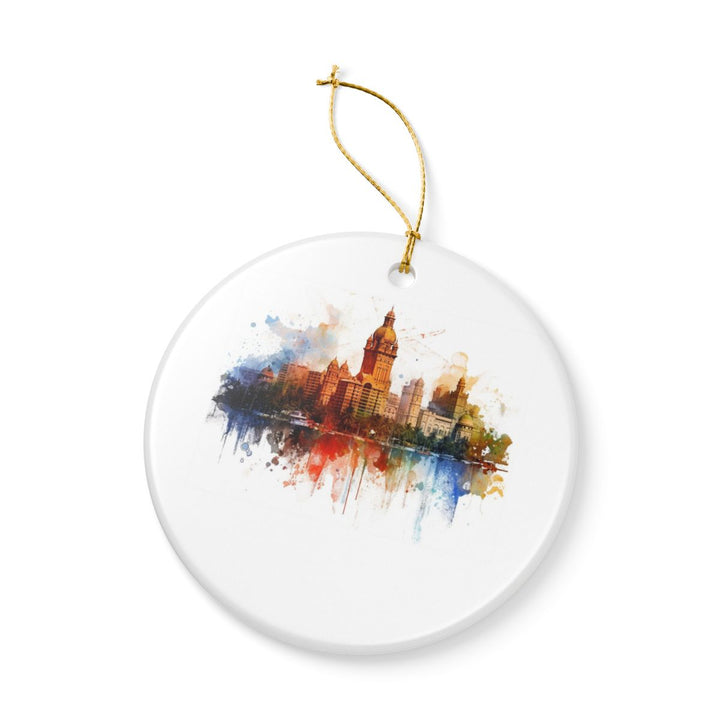 Mumbai India Ornament: Unique Mumbai Souvenir, Mumbai India Xmas Decor, and Authentic Mumbai Gift