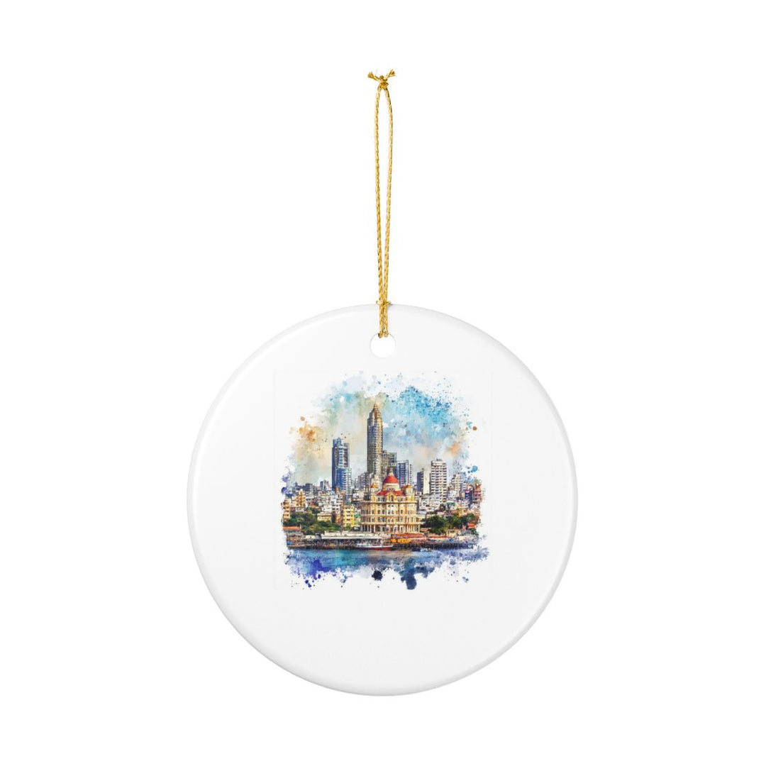 Mumbai India Ornament: Unique Mumbai Souvenir, Mumbai India Xmas Decor, and Authentic Mumbai Gift