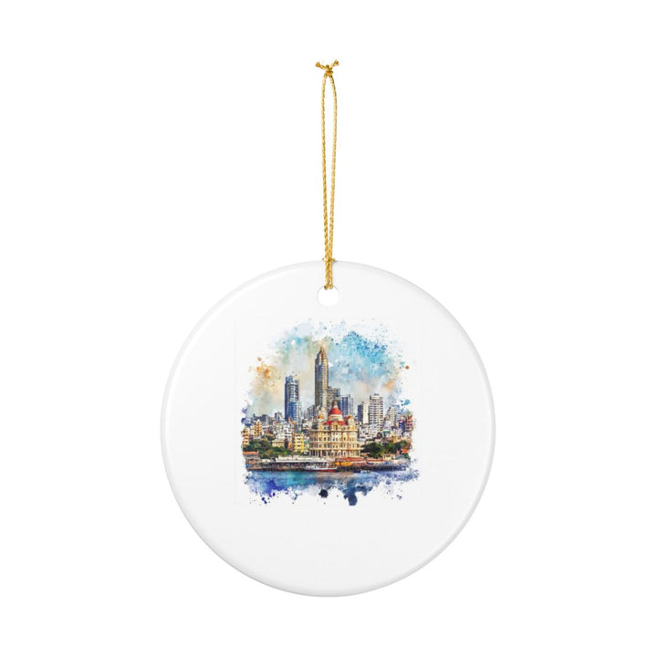 Mumbai India Ornament: Unique Mumbai Souvenir, Mumbai India Xmas Decor, and Authentic Mumbai Gift
