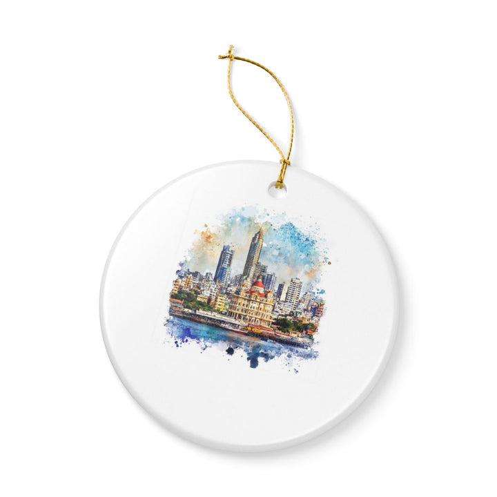 Mumbai India Ornament: Unique Mumbai Souvenir, Mumbai India Xmas Decor, and Authentic Mumbai Gift