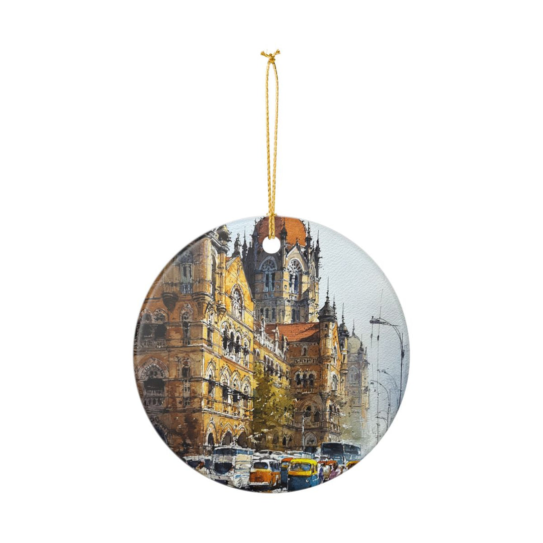 Mumbai India Ornament: Unique Mumbai Souvenir, Mumbai India Xmas Decor, and Authentic Mumbai Gift