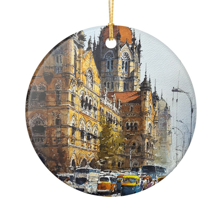 Mumbai India Ornament: Unique Mumbai Souvenir, Mumbai India Xmas Decor, and Authentic Mumbai Gift