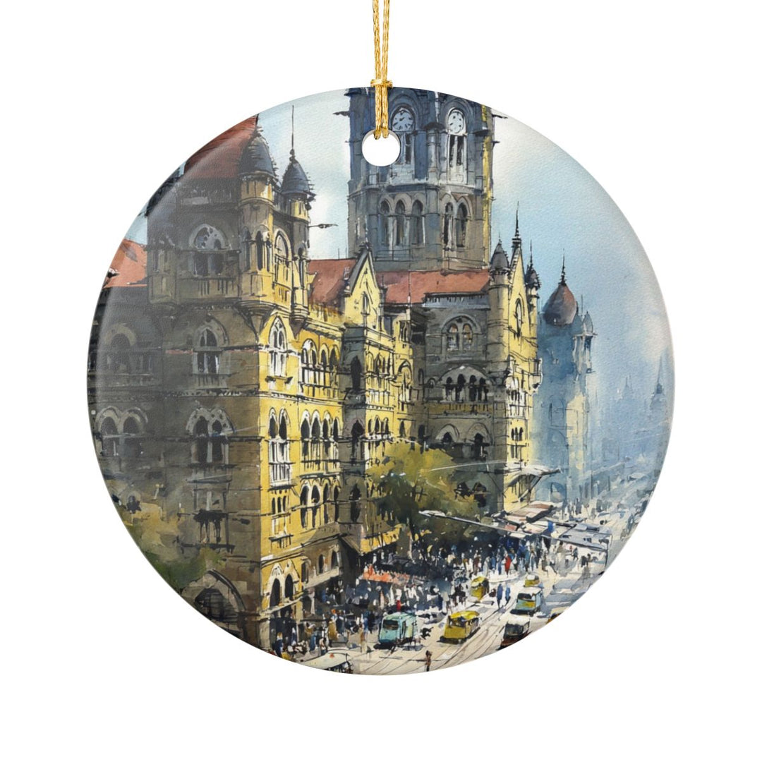 Mumbai India Ornament: Unique Mumbai Souvenir, Mumbai India Xmas Decor, and Authentic Mumbai Gift