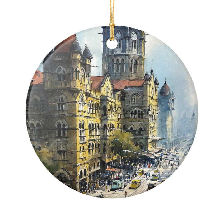 Mumbai India Ornament: Unique Mumbai Souvenir, Mumbai India Xmas Decor, and Authentic Mumbai Gift
