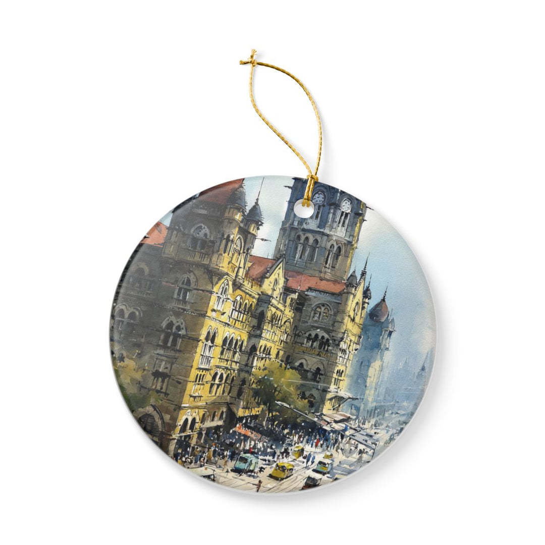 Mumbai India Ornament: Unique Mumbai Souvenir, Mumbai India Xmas Decor, and Authentic Mumbai Gift