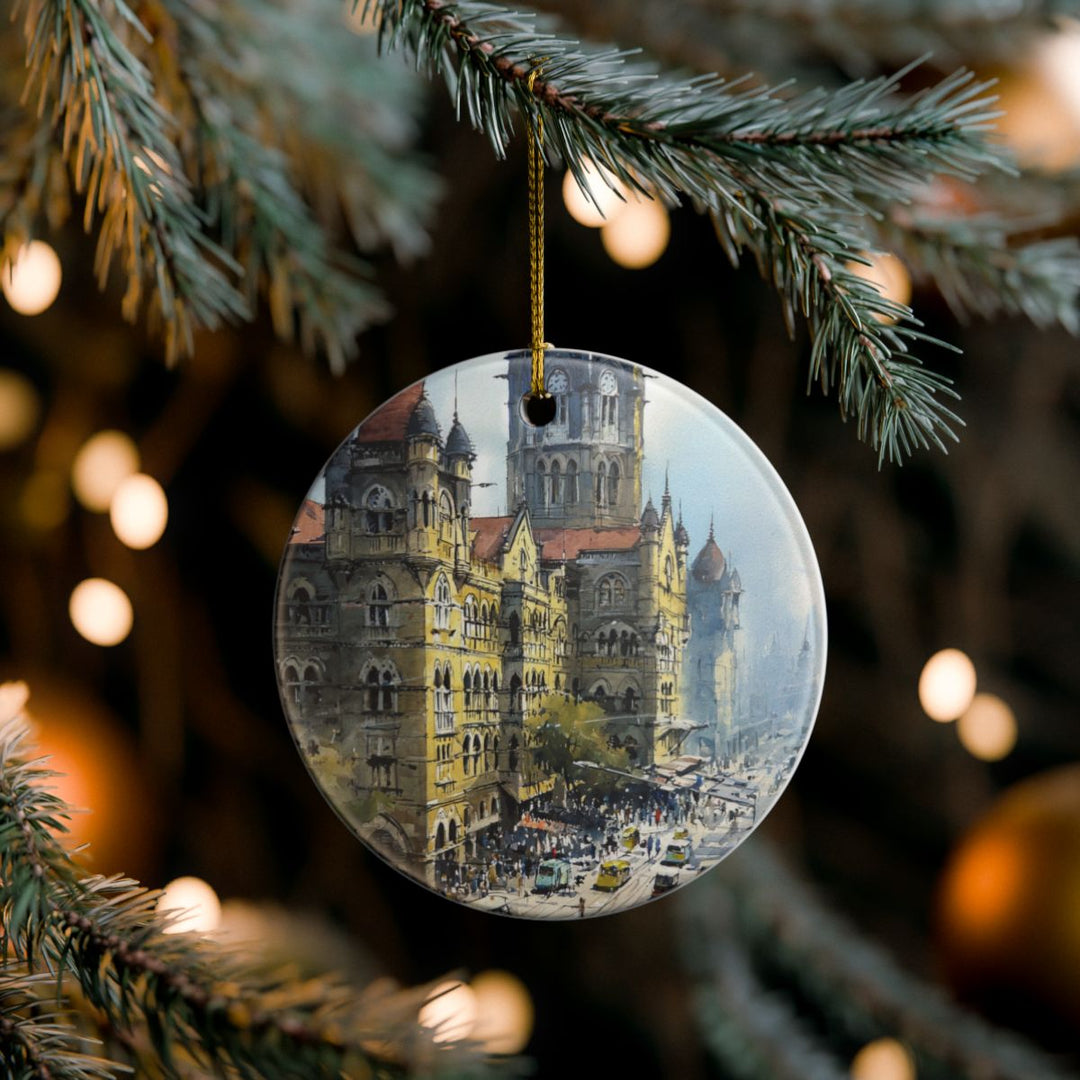 Mumbai India Ornament: Unique Mumbai Souvenir, Mumbai India Xmas Decor, and Authentic Mumbai Gift