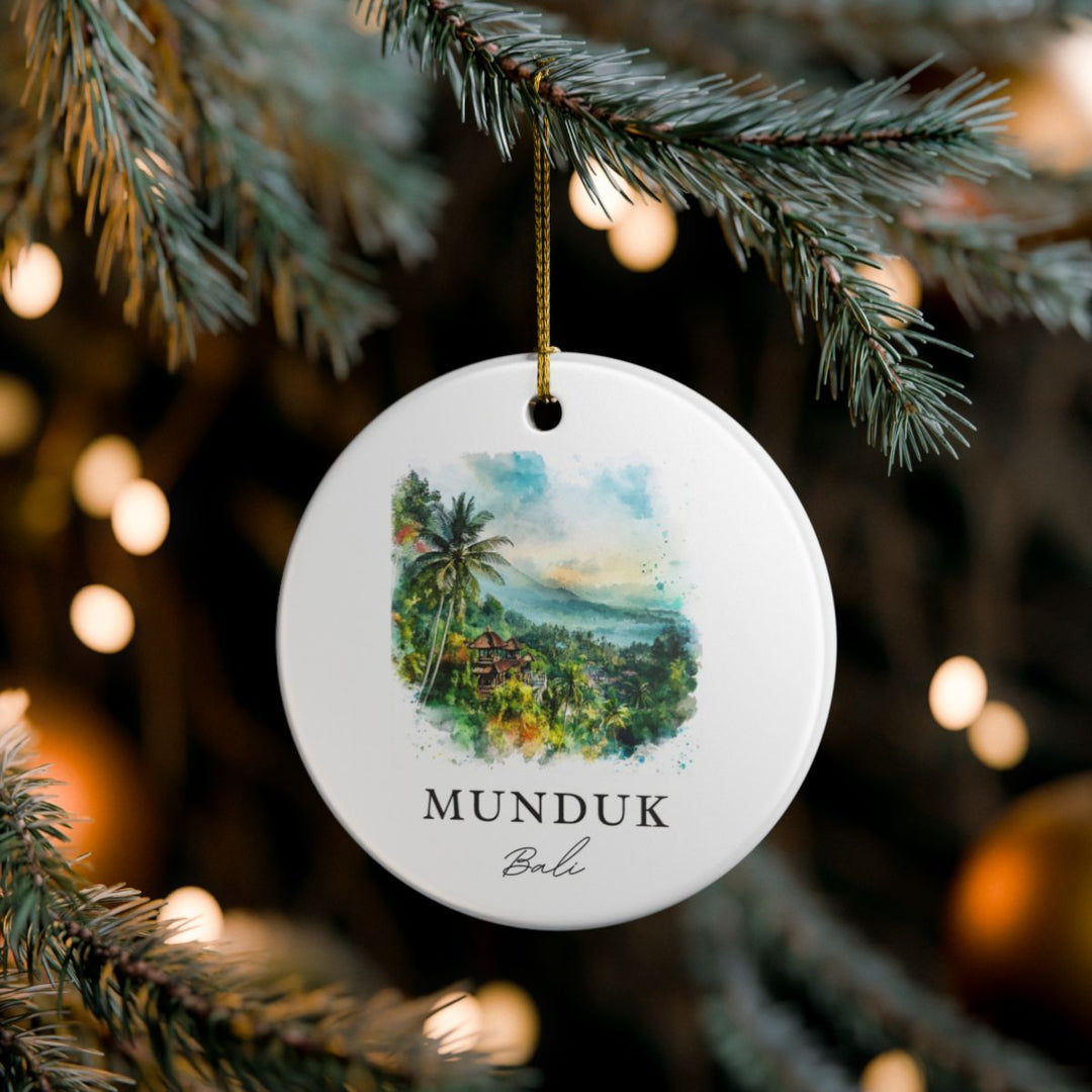 Munduk Bali Ornament: Unique Munduk Bali Souvenir, Munduk Bali Xmas Decor, and Authentic Munduk Bali Gift