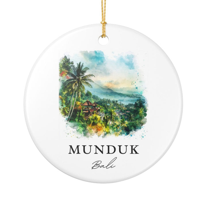 Munduk Bali Ornament: Unique Munduk Bali Souvenir, Munduk Bali Xmas Decor, and Authentic Munduk Bali Gift
