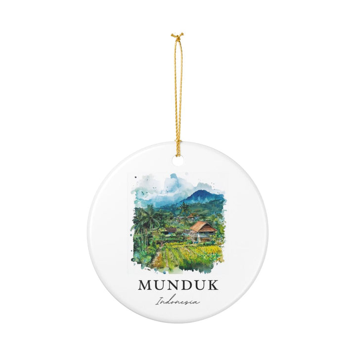 Munduk Indonesia Ornament: Unique Munduk Souvenir, Munduk Indonesia Xmas Decor, and Authentic Munduk Gift