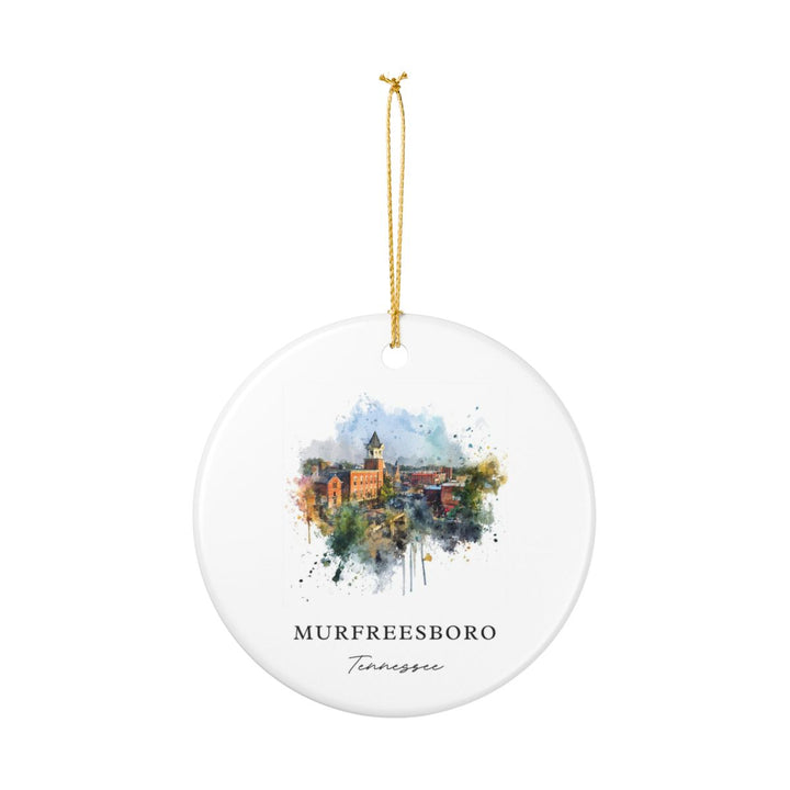 Murfreesboro Tennessee Ornament: Unique Murfreesboro Souvenir, Murfreesboro Tennessee Xmas Decor, and Authentic Murfreesboro Gift
