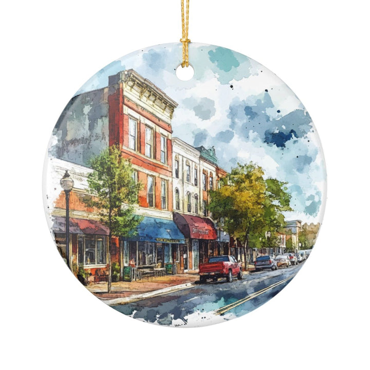 Murfreesboro TN Ornament: Unique Murfreesboro Souvenir, Murfreesboro Tennessee Xmas Decor, and Authentic Murfreesboro Gift