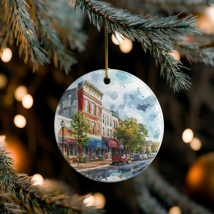 Murfreesboro TN Ornament: Unique Murfreesboro Souvenir, Murfreesboro Tennessee Xmas Decor, and Authentic Murfreesboro Gift