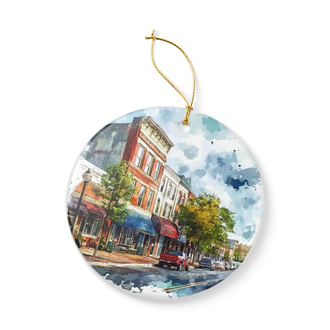 Murfreesboro TN Ornament: Unique Murfreesboro Souvenir, Murfreesboro Tennessee Xmas Decor, and Authentic Murfreesboro Gift