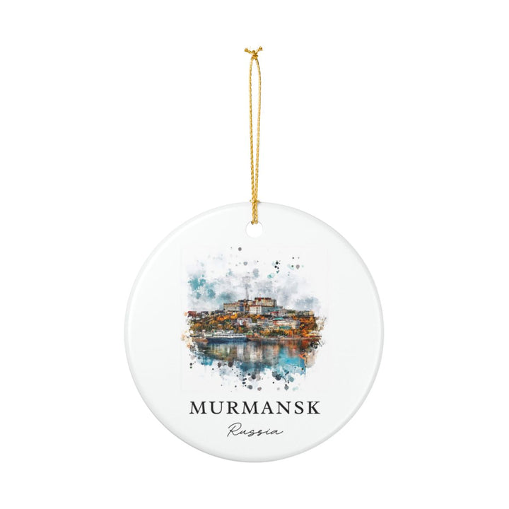 Murmansk Russia Ornament: Unique Murmansk Souvenir, Murmansk Russia Xmas Decor, and Authentic Murmansk Gift