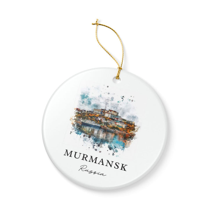 Murmansk Russia Ornament: Unique Murmansk Souvenir, Murmansk Russia Xmas Decor, and Authentic Murmansk Gift