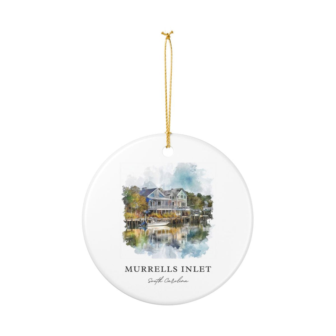 Murrells Inlet South Carolina USA Ornament: Unique Murrells Inlet Souvenir, Murrells Inlet Xmas Decor, and Authentic Murrells Inlet Gift