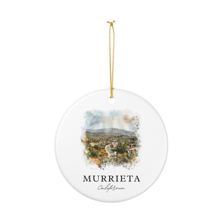 Murrieta California Ornament: Unique Murrieta California Souvenir, Murrieta California Xmas Decor, and Authentic Murrieta California Gift