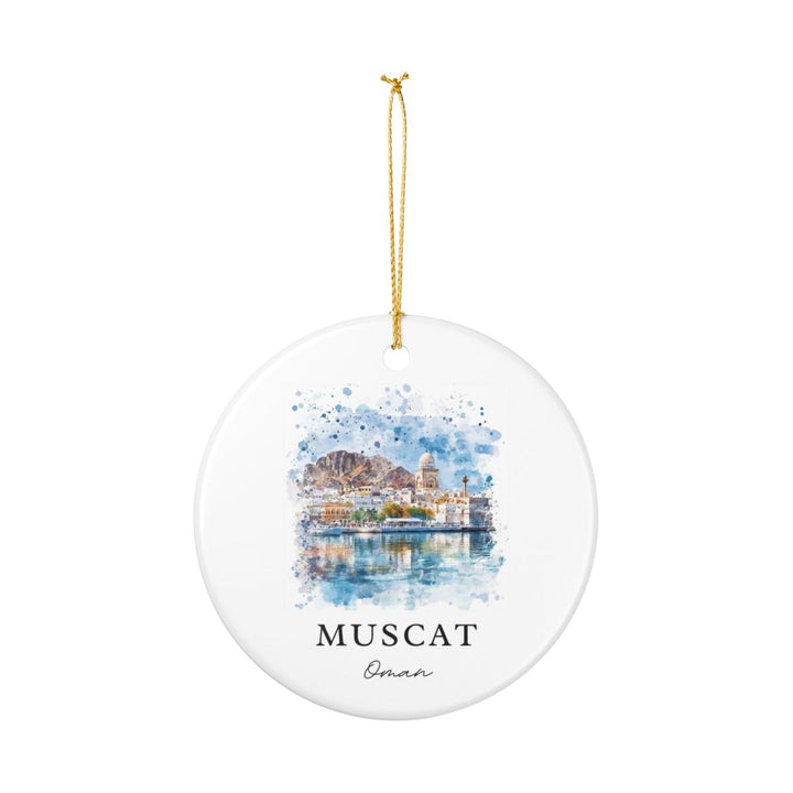 Muscat Oman Ornament: Unique Muscat Oman Souvenir, Muscat Oman Xmas Decor, and Authentic Muscat Oman Gift