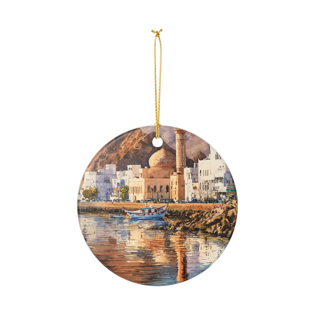 Muscat Oman Ornament: Unique Muscat Oman Souvenir, Muscat Oman Xmas Decor, and Authentic Muscat Oman Gift