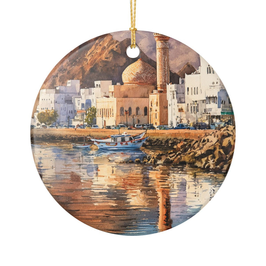 Muscat Oman Ornament: Unique Muscat Oman Souvenir, Muscat Oman Xmas Decor, and Authentic Muscat Oman Gift