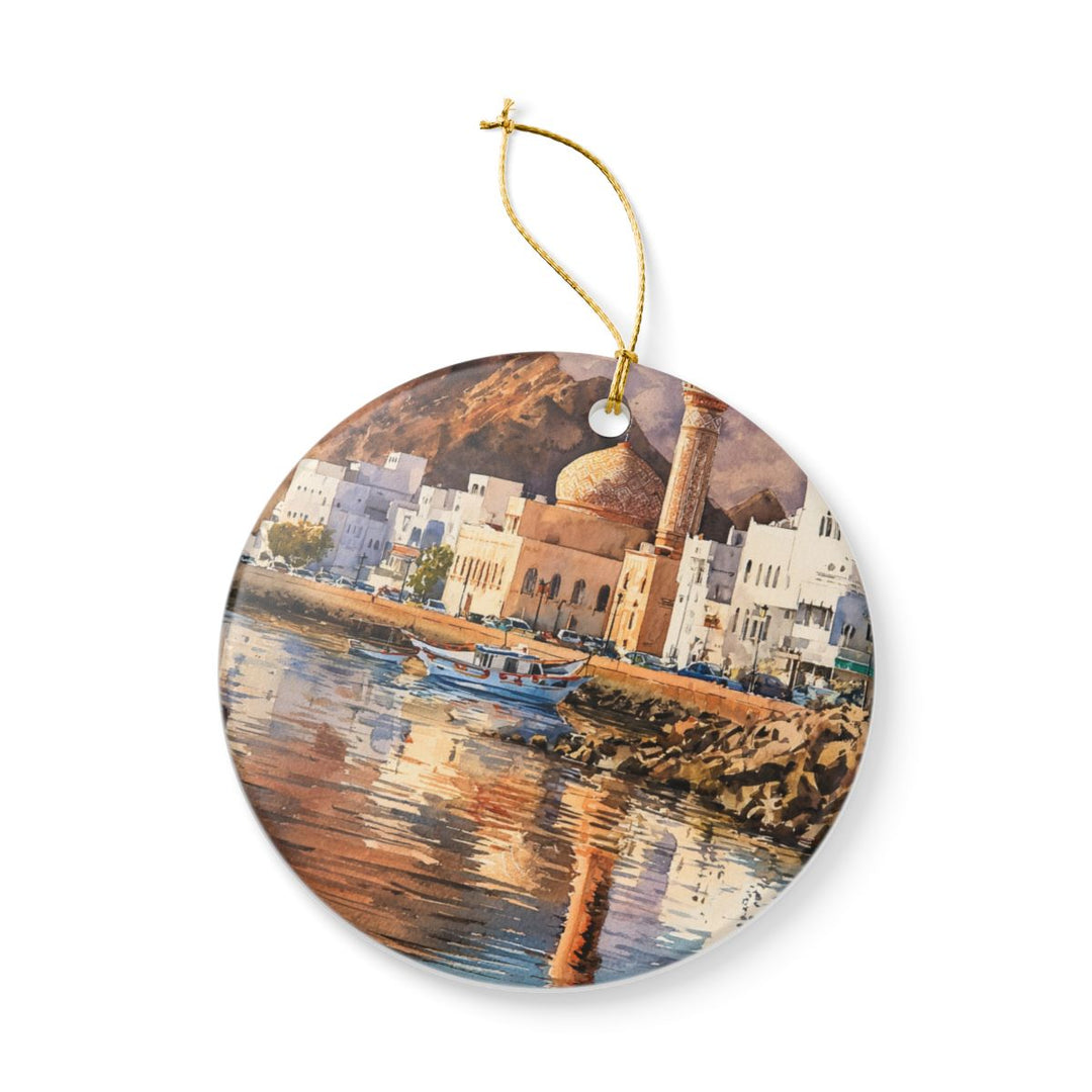 Muscat Oman Ornament: Unique Muscat Oman Souvenir, Muscat Oman Xmas Decor, and Authentic Muscat Oman Gift