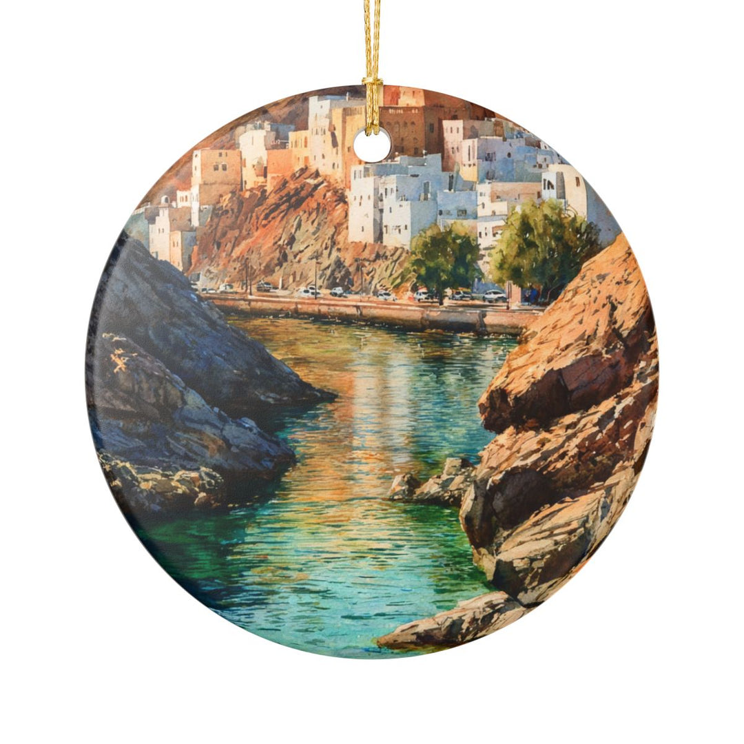 Muscat Oman Ornament: Unique Muscat Oman Souvenir, Muscat Oman Xmas Decor, and Authentic Muscat Oman Gift