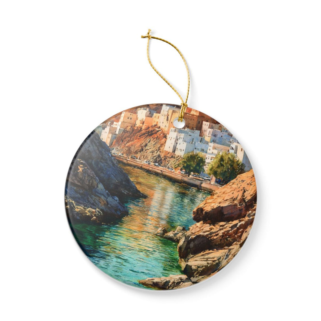 Muscat Oman Ornament: Unique Muscat Oman Souvenir, Muscat Oman Xmas Decor, and Authentic Muscat Oman Gift