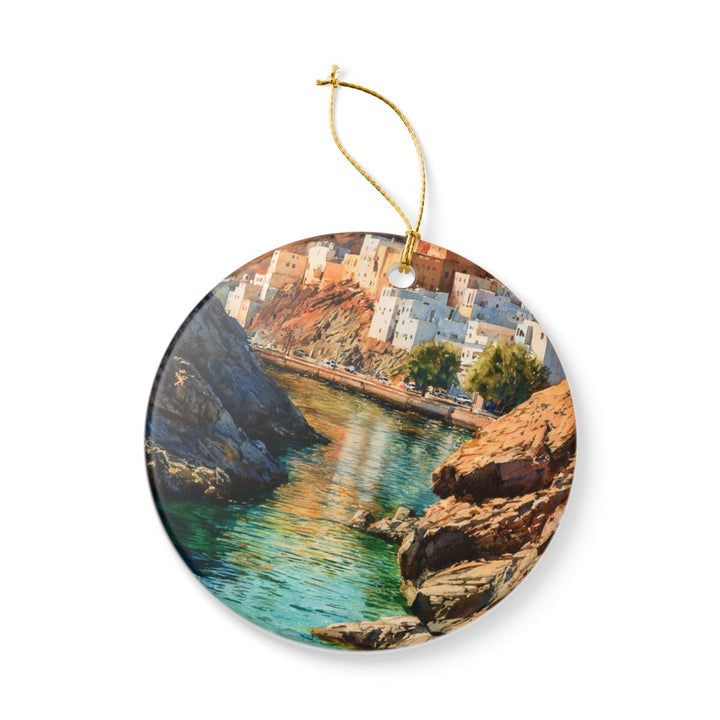 Muscat Oman Ornament: Unique Muscat Oman Souvenir, Muscat Oman Xmas Decor, and Authentic Muscat Oman Gift